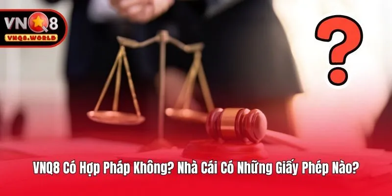 VNQ8 Có Hợp Pháp Không? Nhà Cái Có Những Giấy Phép Nào?